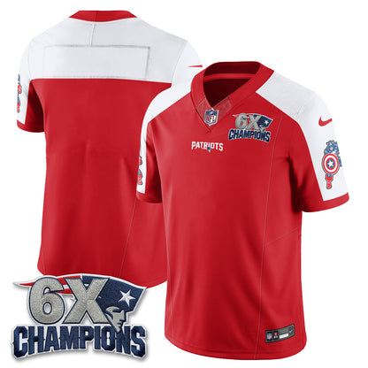 New England Patriots x Vibranium Shield Edition Vapor Jersey V2 - Stitched