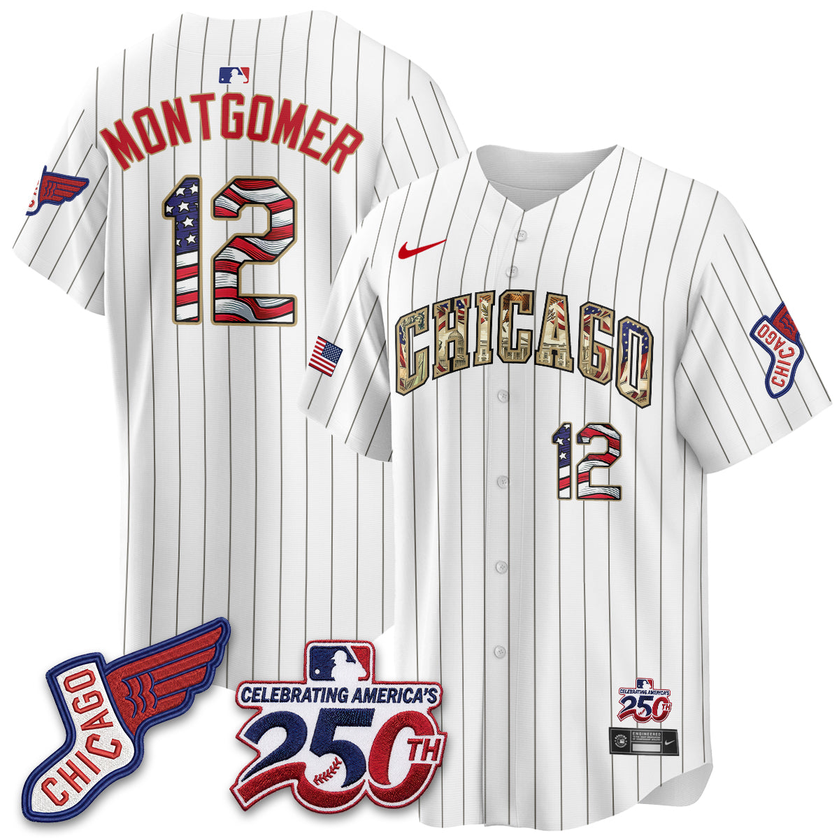 CWS 2026 Independence Day USA Vapor Jersey - Stitched-NQD