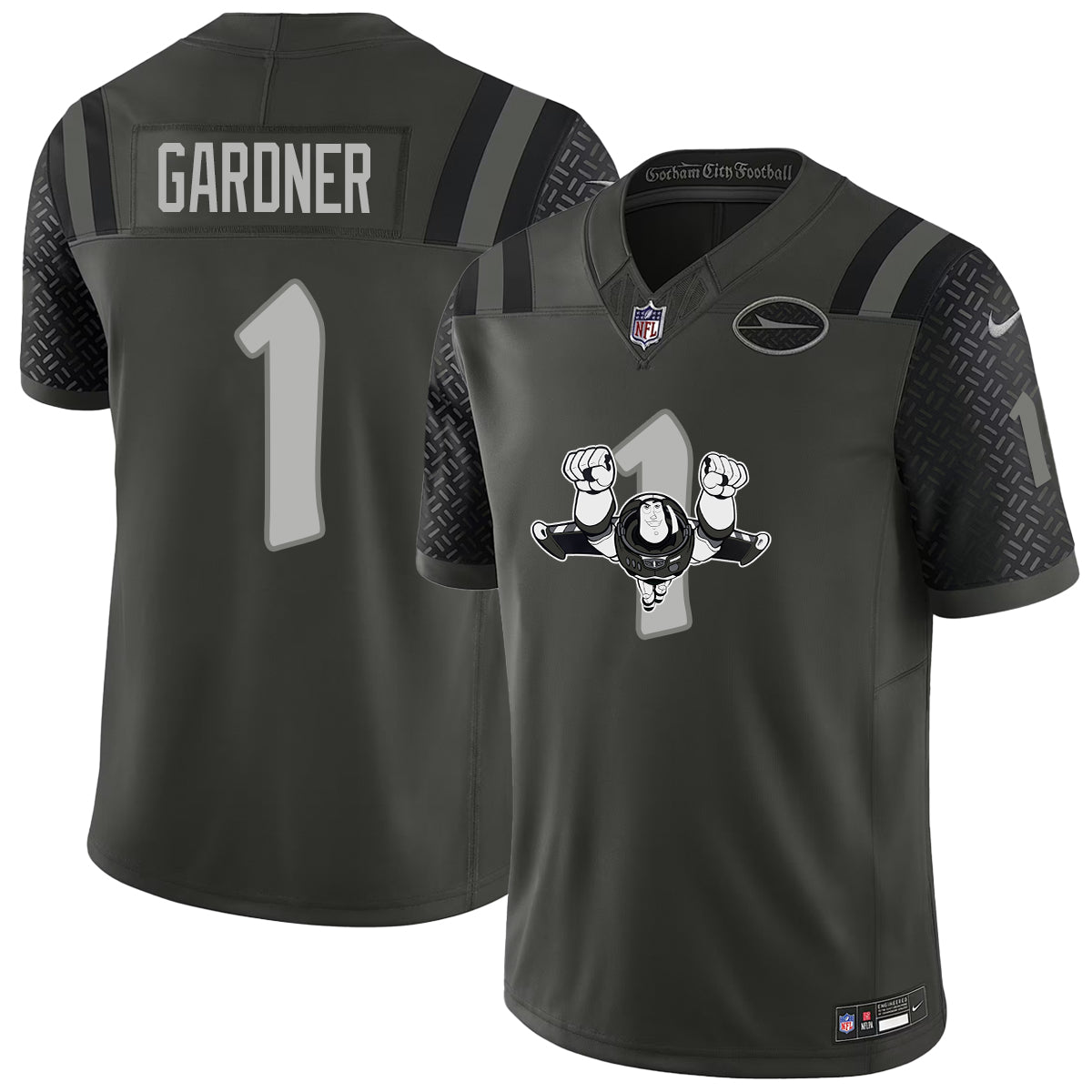 New York Jets x Infinity & Beyond Hero Edition Vapor Jersey - Stitched