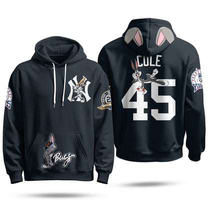 NYY Bunny Vapor Limited Hoodie - Printed