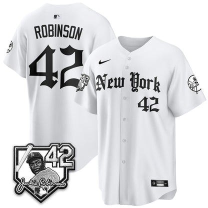 NYY 2026 Jackie Robinson Day Gothic Vapor Limited Jersey - Stitched-NQD