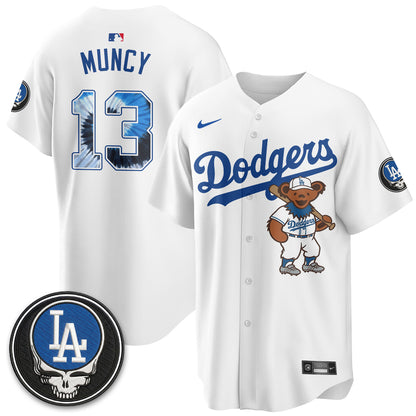 Los Angeles Dodgers x Grateful Dead Edition Vapor Jersey - Stitched