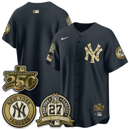 NYY Salute to Service 2026 Vapor Limited Jersey - Stitched
