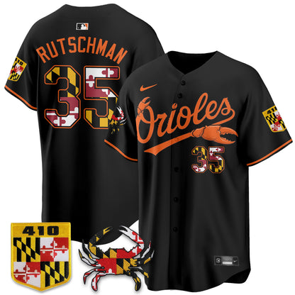 Baltimore Orioles Crab x Maryland Vapor Limited Jersey - Stitched-NQD