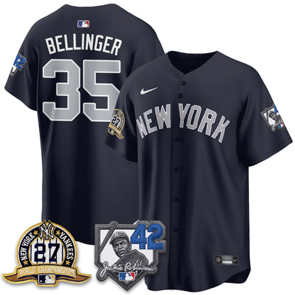 NYY 2026 Jackie Robinson Day Vapor Limited Jersey - Stitched-NQD