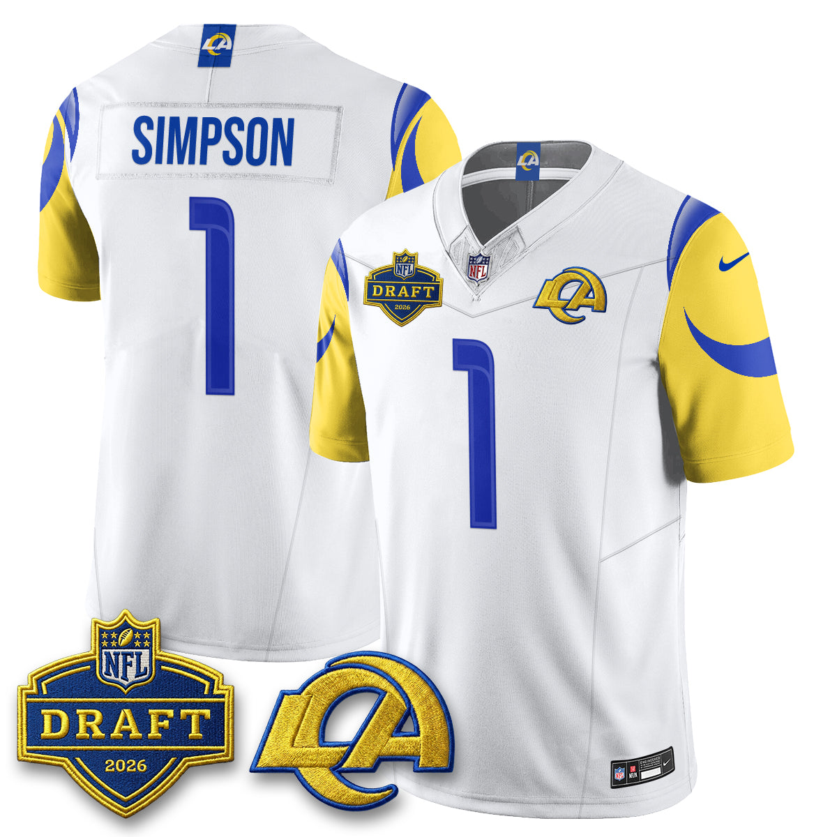 LAR 2026 NFL Draft Jersey - Stitched-NQD