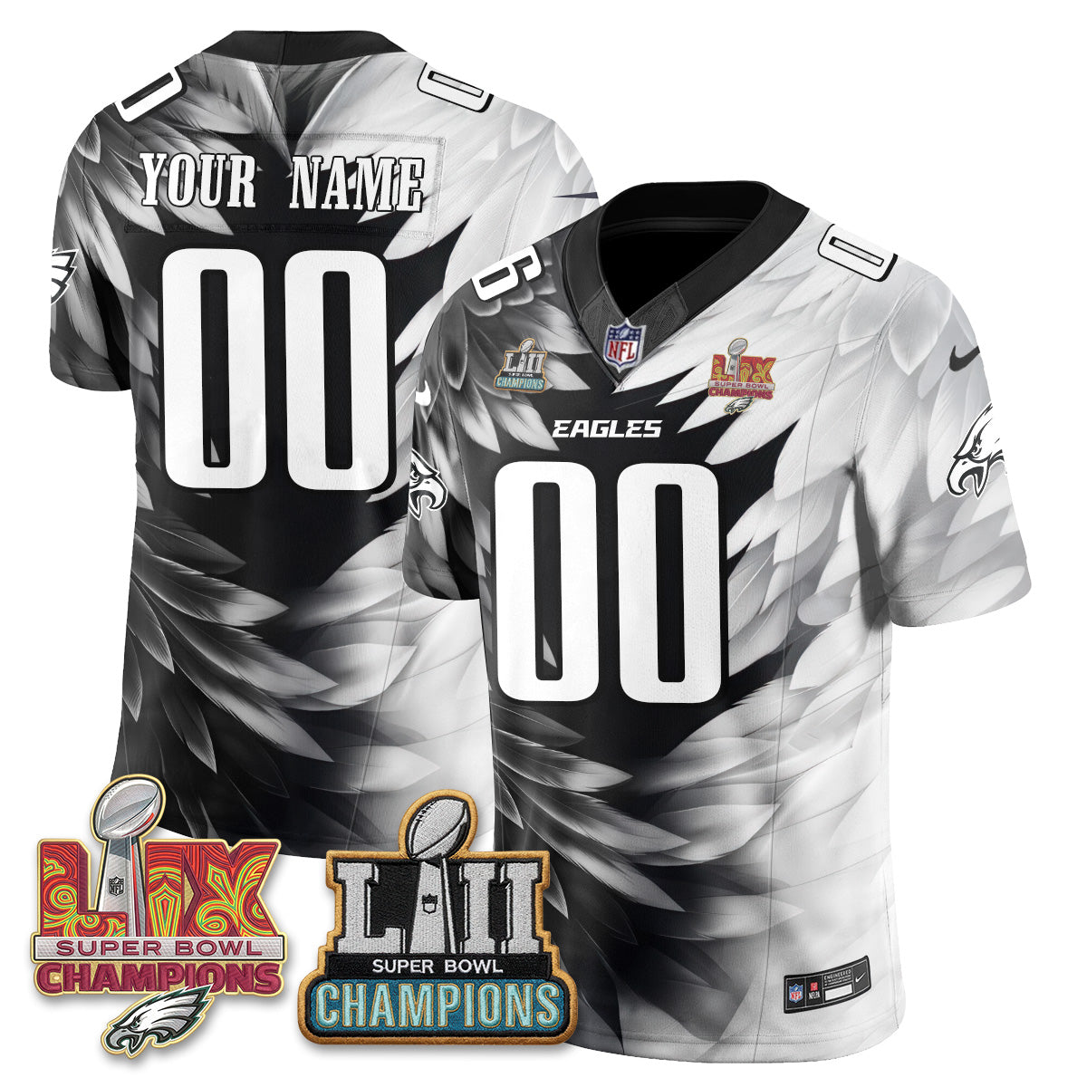 PHI Fangear Edition Vapor Custom Jersey - Stitched