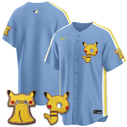Philadelphia Phillies x PKM Edition Vapor Limited Jersey - Stitched-NQD