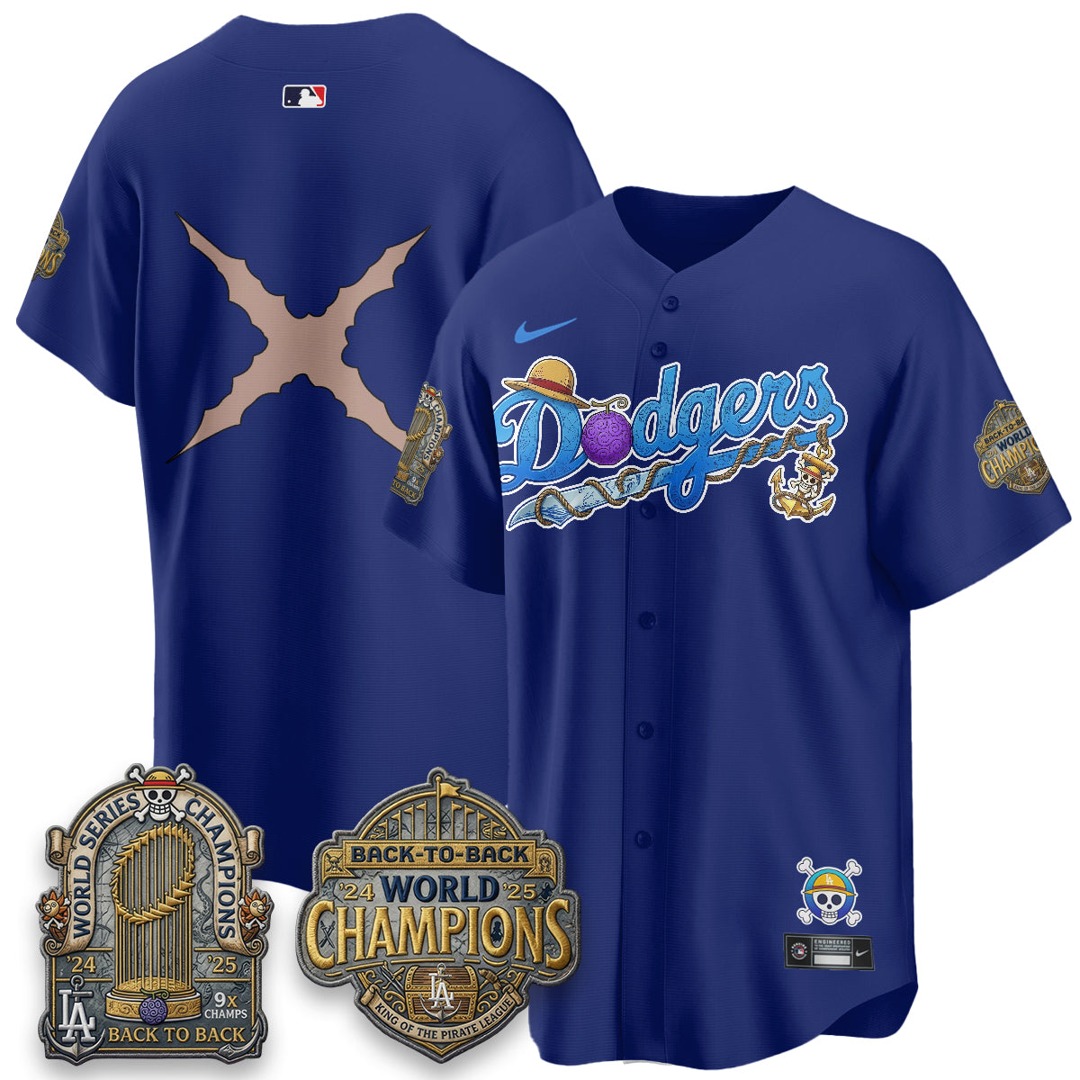 LAD x OP Japanese Cartoon Vapor Limited Jersey V2- Printed