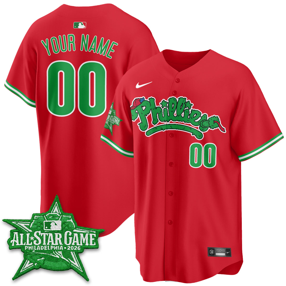 Philadelphia Phillies All Star Game 2026 Vapor Limited Custom Jersey - Stitched