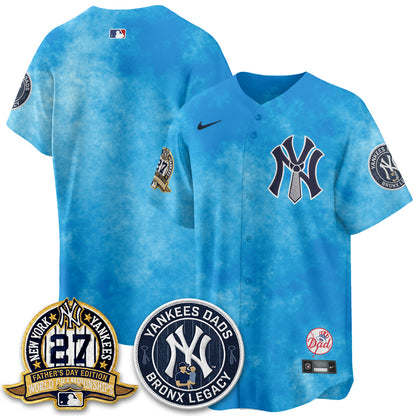 NYY Happy Father's Day 2026 Jersey - Stitched
