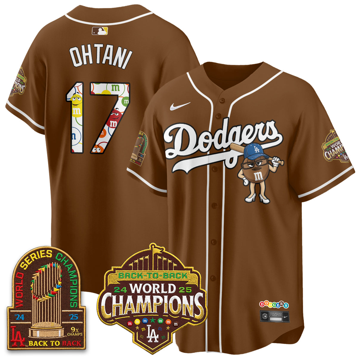 Los Angeles Dodgers x m&m Vapor Jersey - Stitched