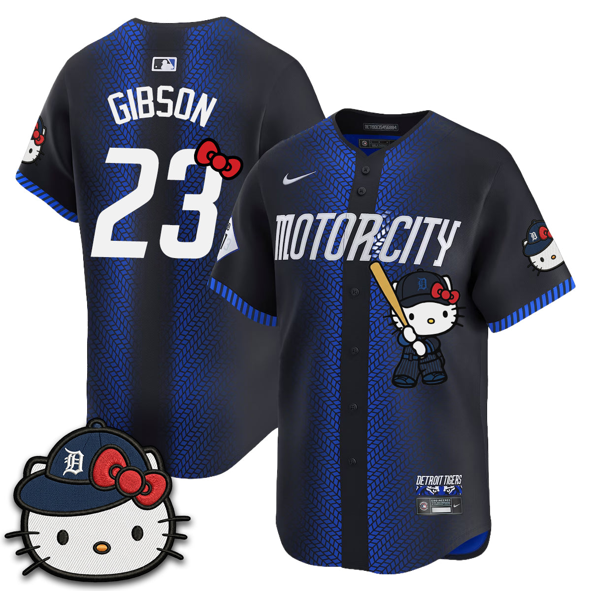 Detroit Tigers x Meow KT Edition Vapor Limited Jersey - Stitched-NQD