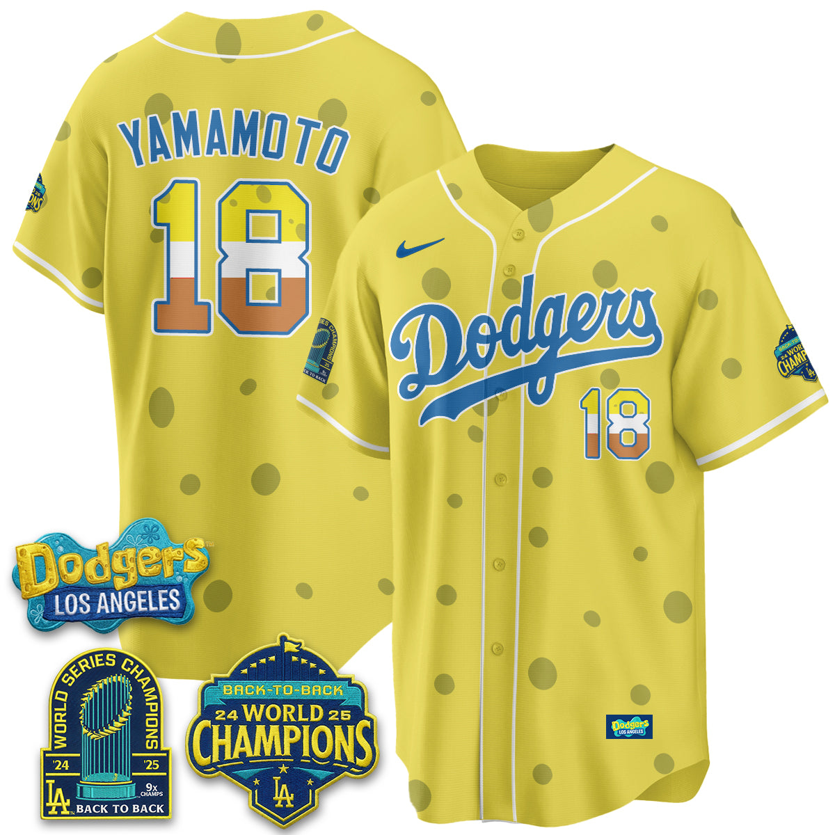 Los Angeles Dodgers x SBSP Vapor Jersey - Stitched