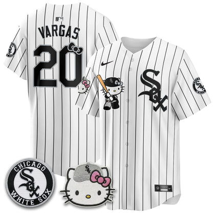 Chicago White Sox x Meow KT Vapor Jersey - Stitched-NQD