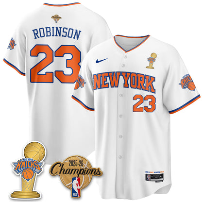NYK 2026 NBA Champions Vapor Jersey - Stitched1-NQD