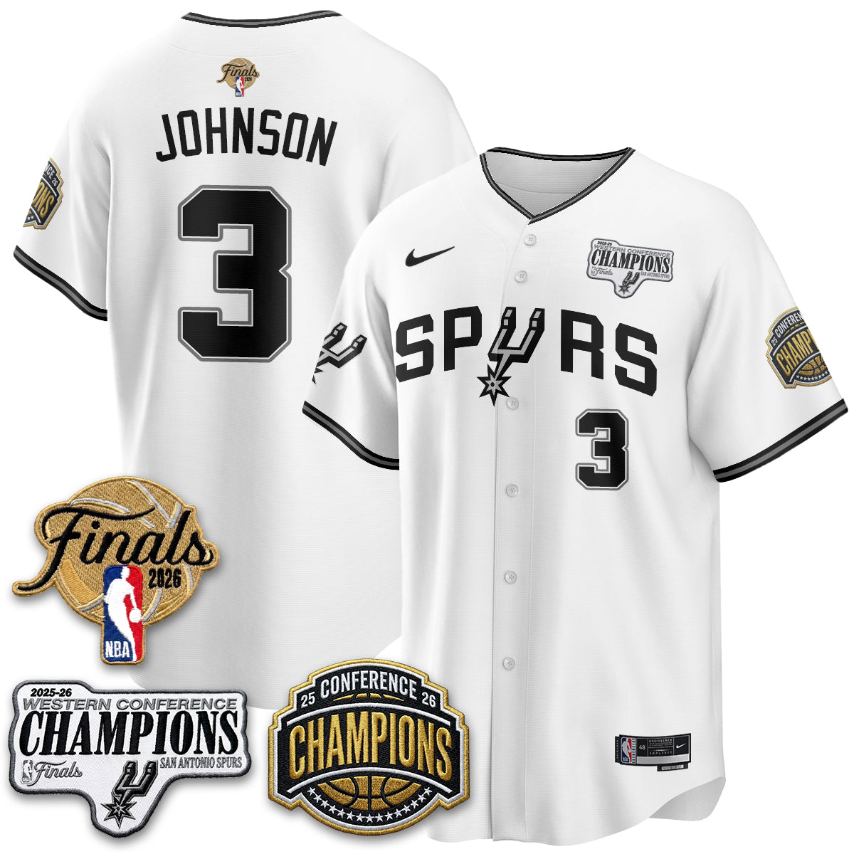 SAS 2026 Basketball Finals Vapor Jersey - Stitched-NQD