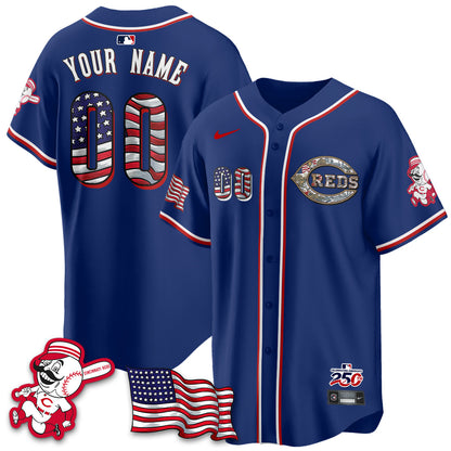CIN 2026 Independence Day USA Vapor Limited Custom Jersey - Stitched-NQD