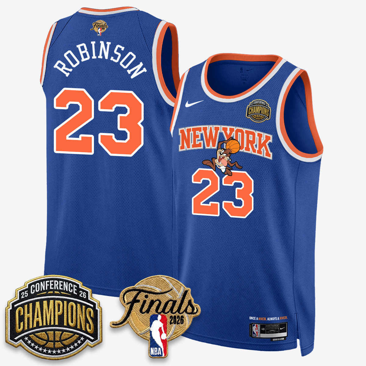 NYK 2026 NBA Eastern Conference Champions x Bunny Vapor Jersey V2- Stitched-NQD