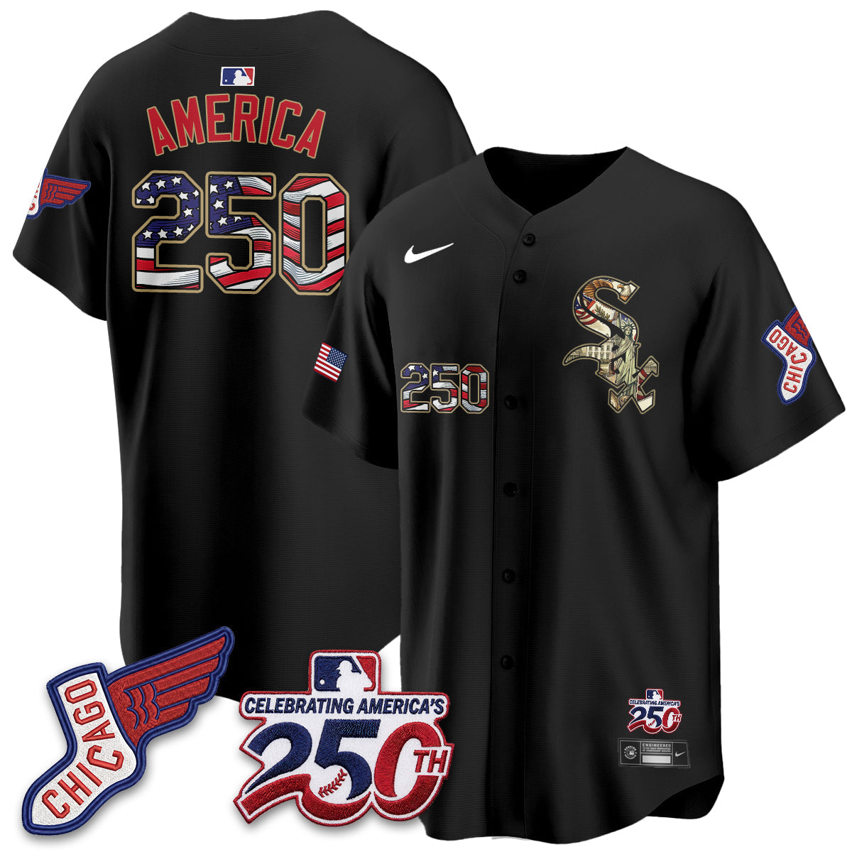 CWS 2026 Independence Day USA Vapor Jersey - Stitched-NQD
