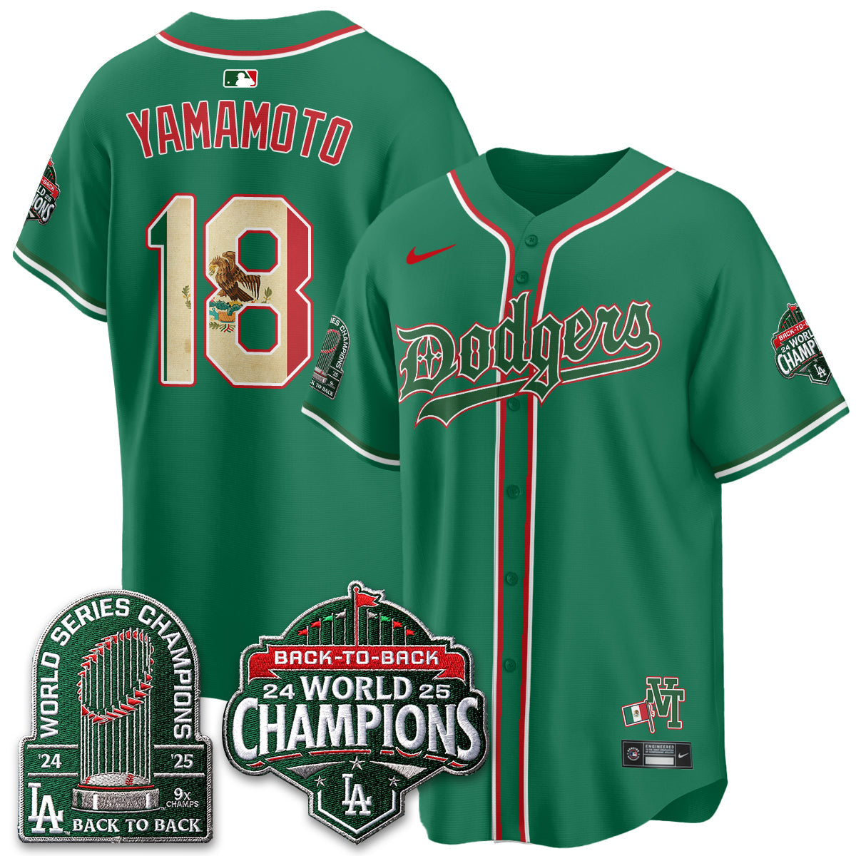 LAD x Mexico Style Vapor Jersey - Stitched-NQD