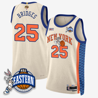 NYK 2026 NBA Finals x Bunny Vapor Jersey - Stitched