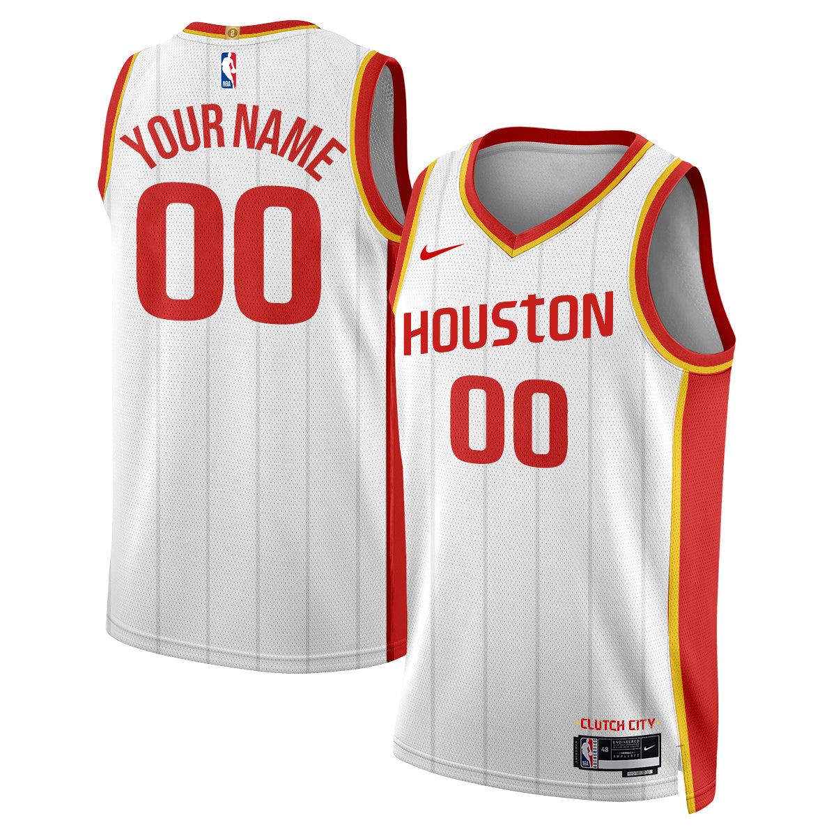 Houston Rockets 2026 “Icon Edition” Vapor Custom Jersey -Stitched