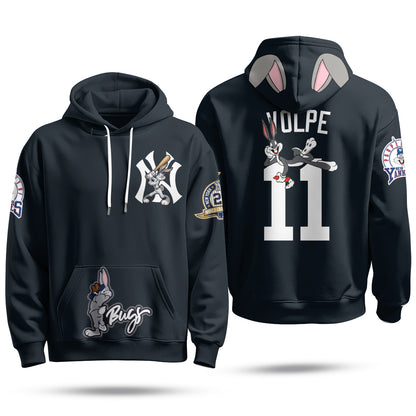 NYY Bunny Vapor Limited Hoodie - Printed