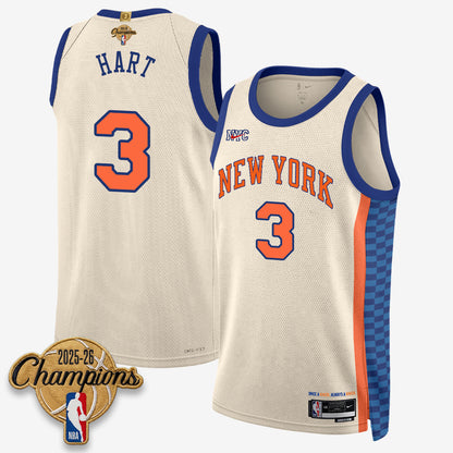 NYK 2026 Basketball Champions Vapor Jersey V2- Stitched