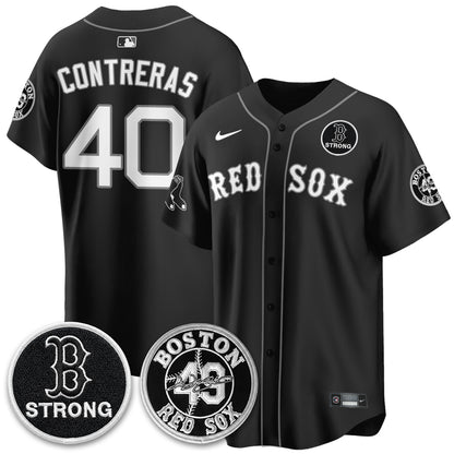 BOS Tim Wakefield Memorial Patch Vaper Premier Limited Jersey - All Stitched V2