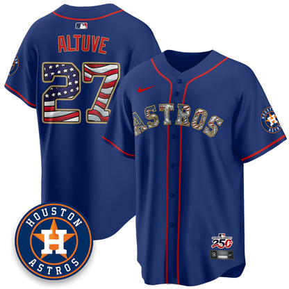 HOU 2026 Independence Day USA Vapor Limited Jersey - Stitched-NQD