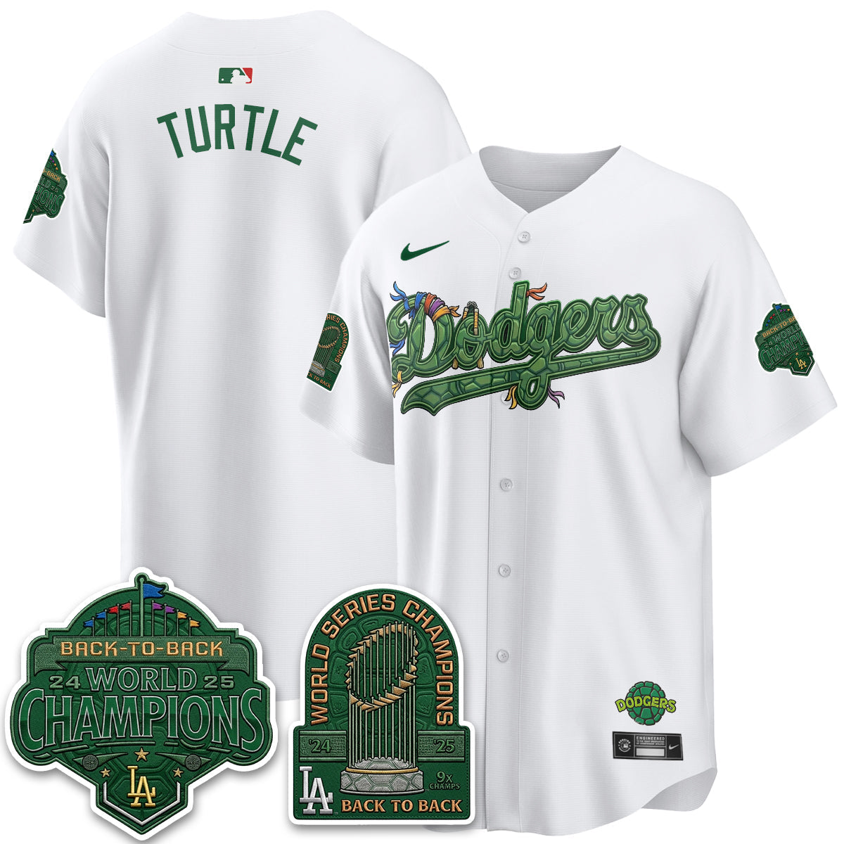 LAD x TMNT 2026 Vapor Jersey - Stitched-NQD