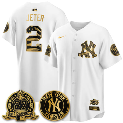 NYY Fourth of July USA Vapor Limited Jersey - Stitched-NQD