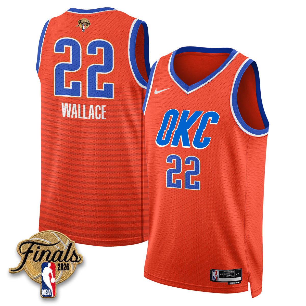 OKC 2026 NBA Western Conference Champions Vapor Jersey V2- Stitched-NQD