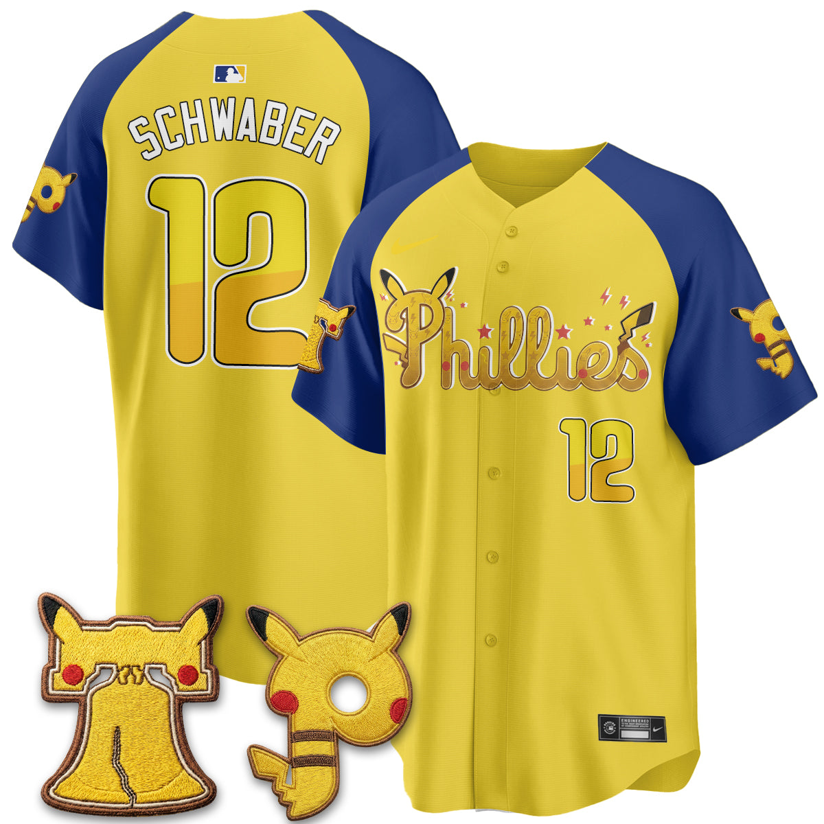 Philadelphia Phillies x PKM Edition Vapor Limited Jersey - Stitched-NQD