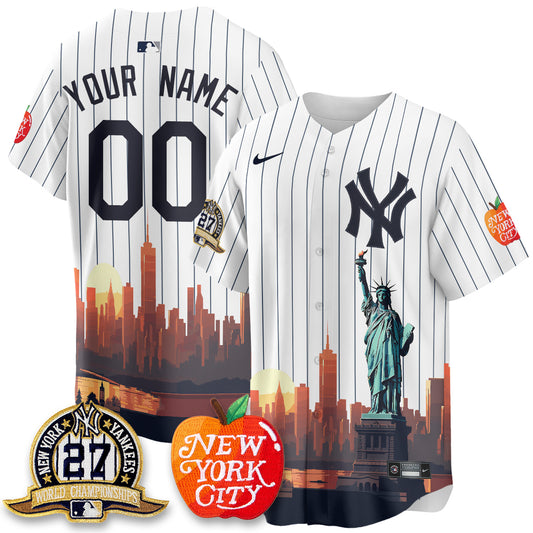 NYY City Edition Vapor Custom Jersey - Stitched