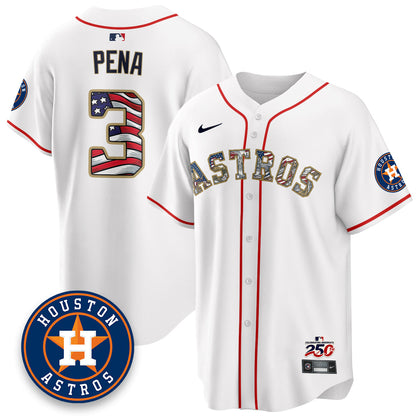 HOU 2026 Independence Day USA Vapor Limited Jersey - Stitched-NQD