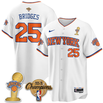 NYK 2026 NBA Champions Vapor Jersey - Stitched1-NQD