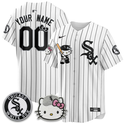 Chicago White Sox x Meow KT Vapor Custom Jersey - Stitched-NQD
