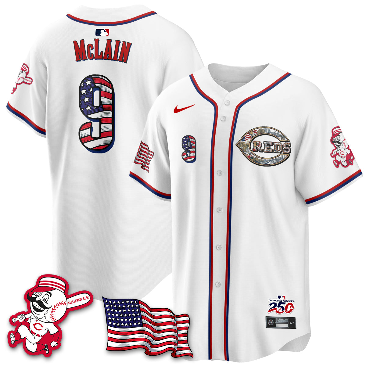 CIN 2026 Independence Day USA Vapor Limited Jersey - Stitched-NQD