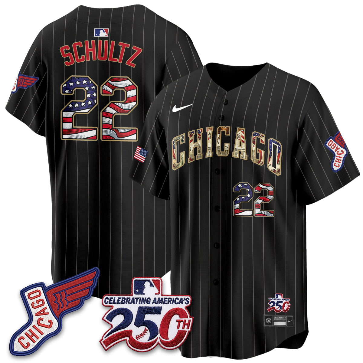CWS 2026 Independence Day USA Vapor Jersey - Stitched-NQD