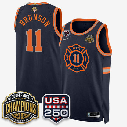 NYK 2026 NBA Eastern Conference Champions City Edition Jersey V2- Stitched