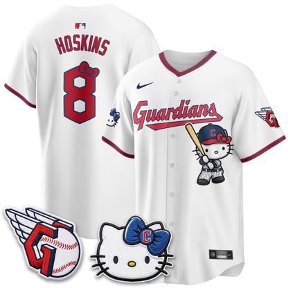 Cleveland Guardians x Meow KT Vapor Jersey - Stitched-NQD