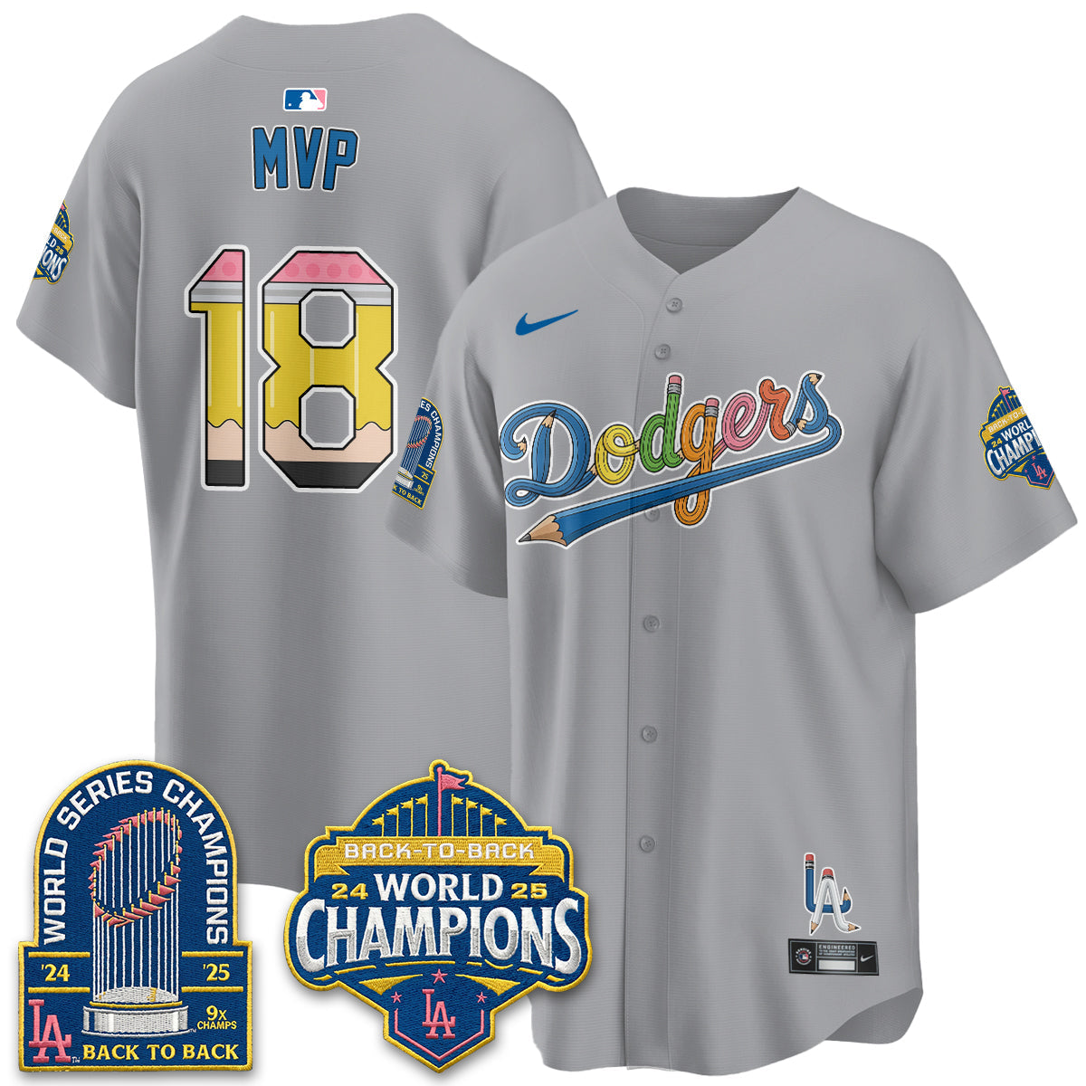 LAD x Back to School Style Vapor Jersey - Stitched-NQD