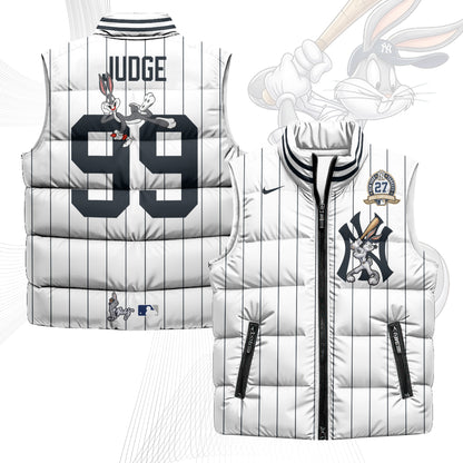 New York Yankees Edition Unisex Puffer Vest - Printed-NQD