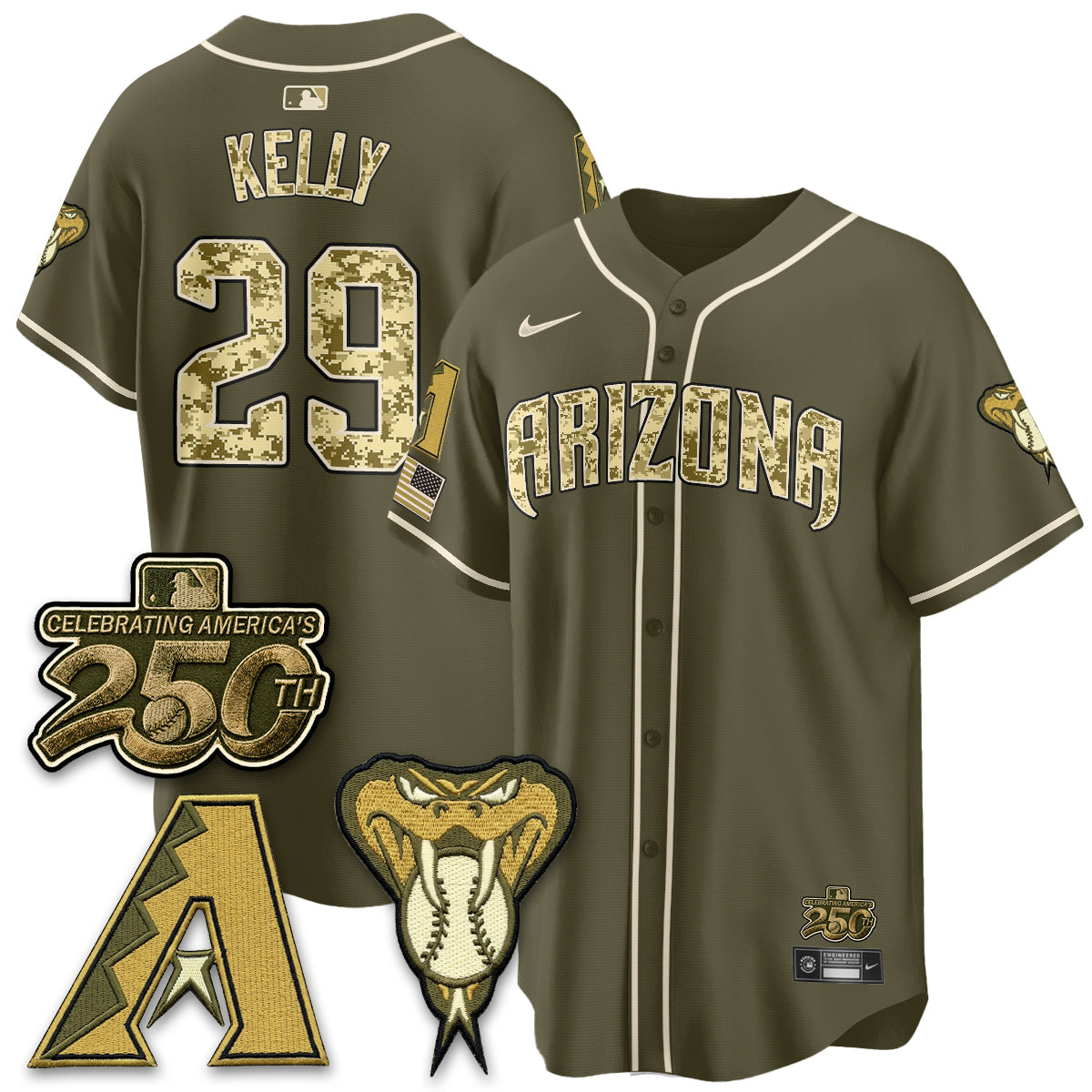 ARI Salute to Service 2026 Vapor Premier Limited Jersey - Stitched-NQD