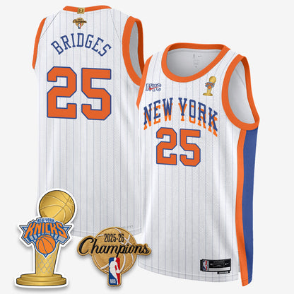 NYK 2026 Basketball Champions Vapor Jersey - Stitched-NQD