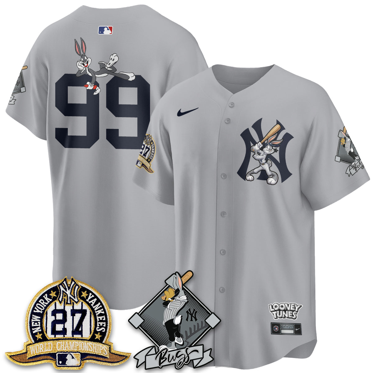 New York Yankees Bunny Vapor Limited Jersey V2- Stitched