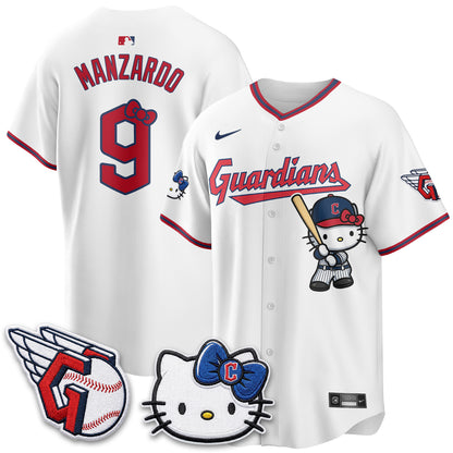 Cleveland Guardians x Meow KT Vapor Jersey - Stitched-NQD