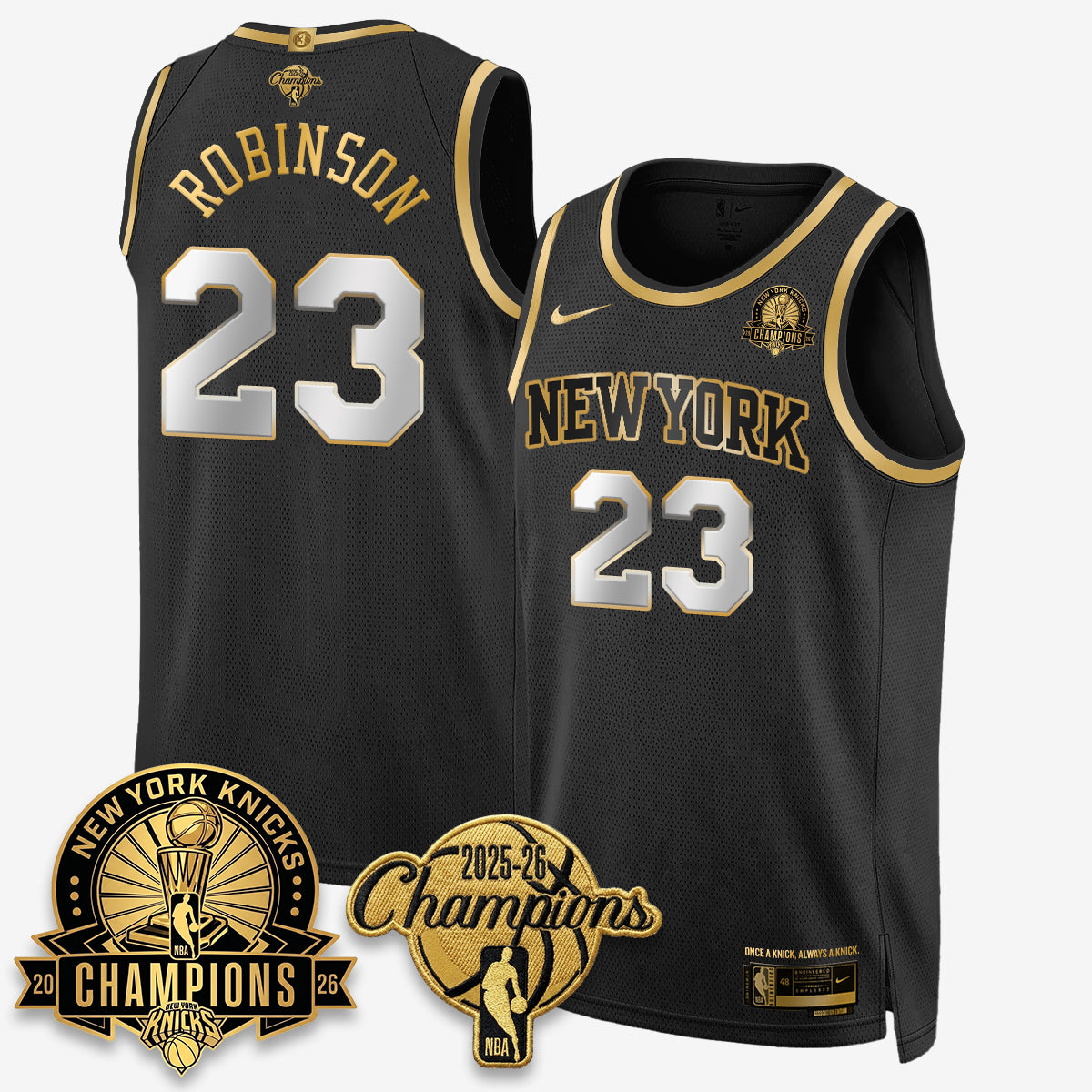 New York Knicks 2026 Basketball Champions Special Edition Vapor Jersey V2- Stitched